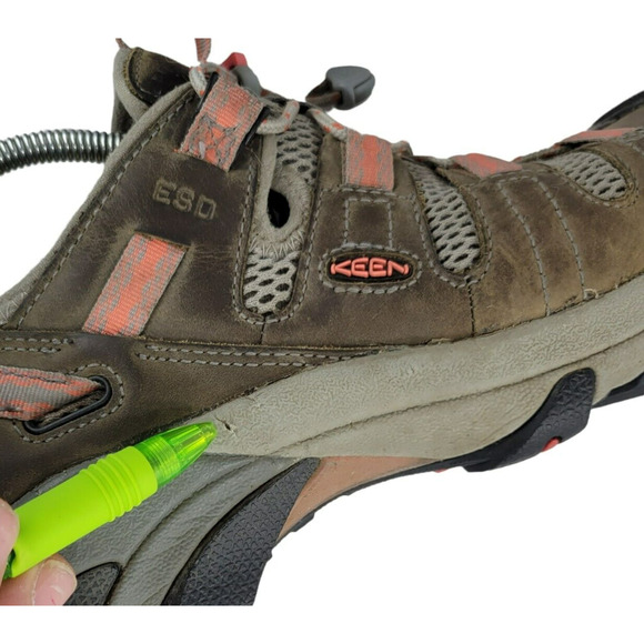 KEEN Utility Shoes Women's 9.5 Atlanta Cool Low Height Soft Toe ESD Work Hiking - Picture 8 of 10